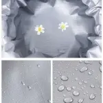 Spevnená HDPE plachta 4x5 m Gardlov – Nepremokavá obojstranná ochranná plachta 120 g/m² sivá