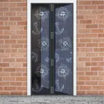 Magnetická sieť proti hmyzu na dvere 100 × 210 cm – vzor kotvy