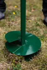 Ručný zemný vrták 250 mm s T-rukoväťou VERTO – záhradný pôdny vrták