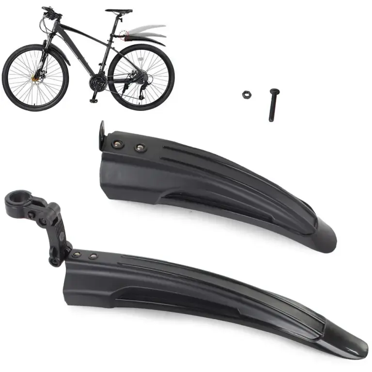 Sada blatníkov na bicykel 24–28" – predný a zadný, čierna