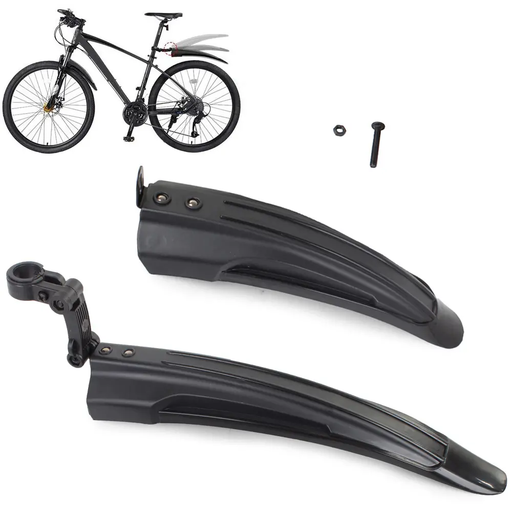 Sada blatníkov na bicykel 24–28" – predný a zadný, čierna Sada blatníkov na bicykel 24–28" – predný a zadný, čierna