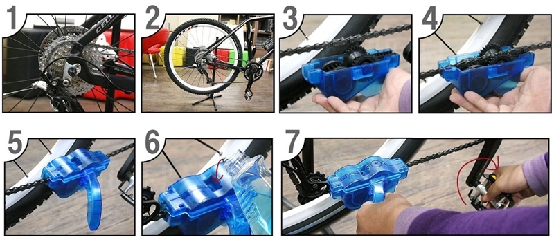 Professionálny čistič bicyklových reťazí